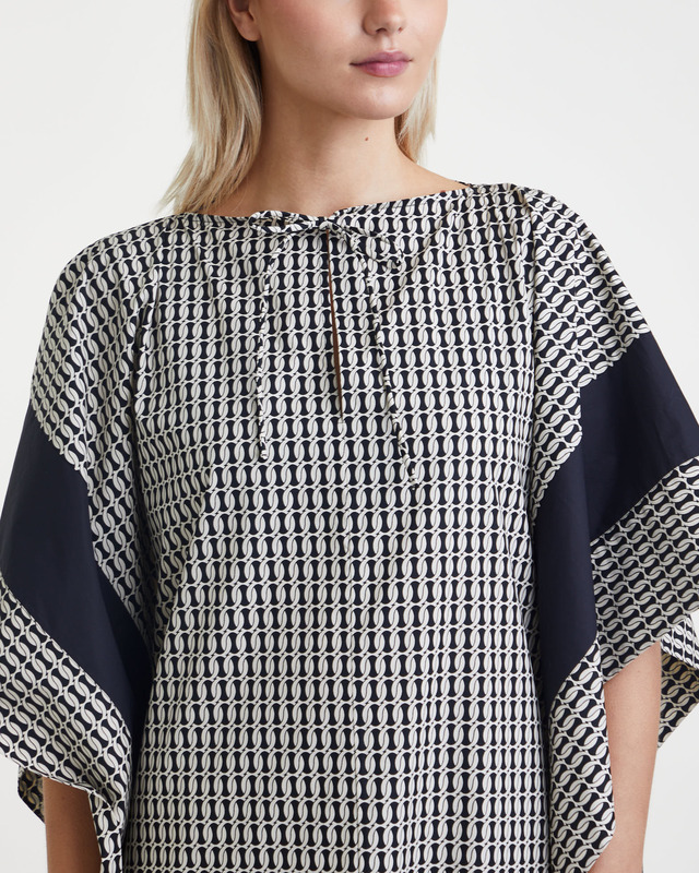 By Malene Birger Kaftan Sennasi Svart/vit L