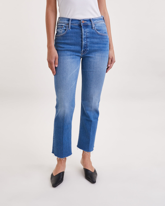 Mother Jeans The Tripper Ankle Fray Denim 29