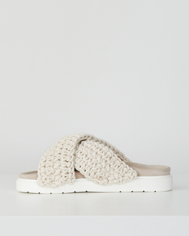 Inuikii Sandal Slipper Woven  White EUR 39