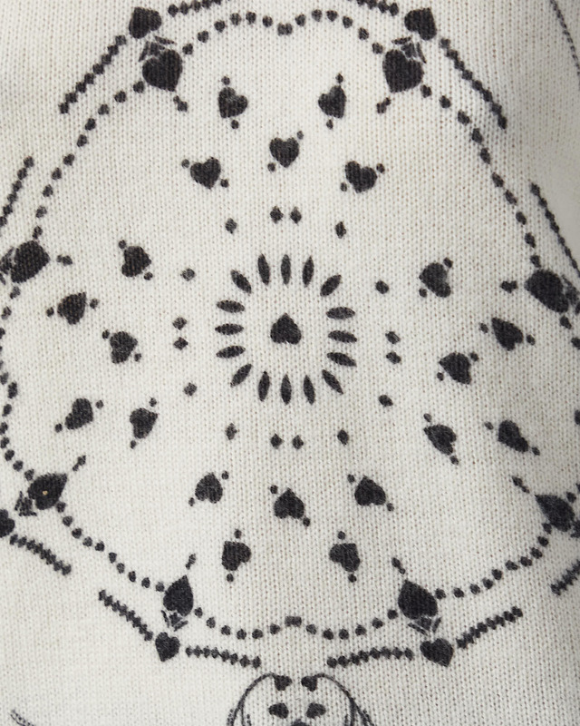 CLOEYS Sweater Bandana Cashmere White M-L