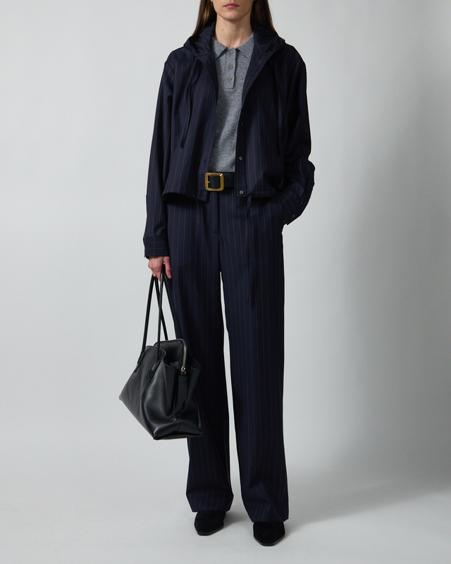 Acne Studios Byxor Wool Pinstripe Navy 38
