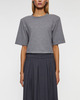 Wakakuu Icons T-Shirt Cropped Padded Grå L