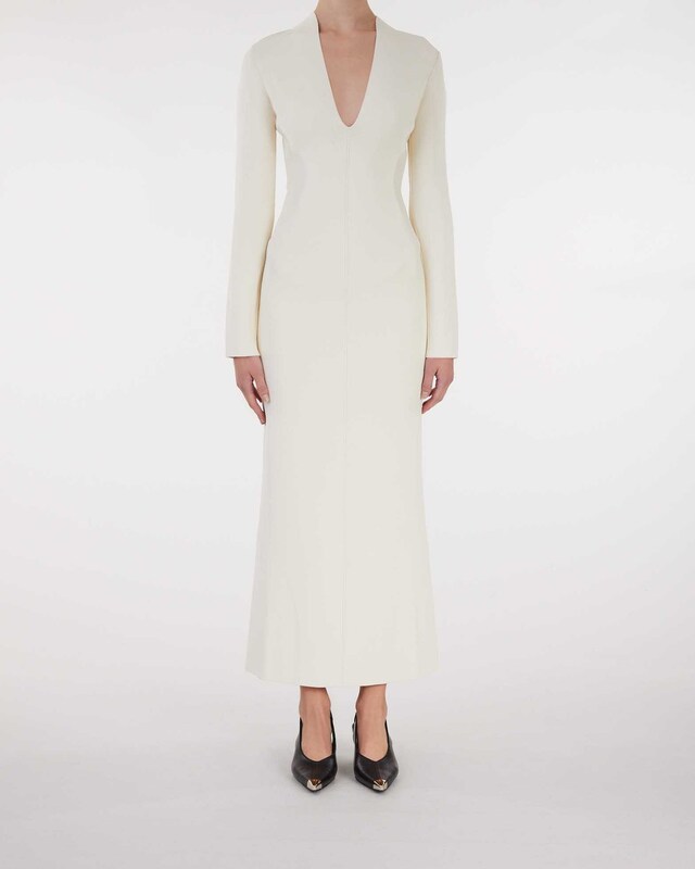 Khaite Odette Dress Ivory S