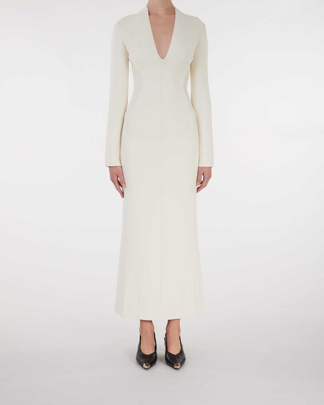 Khaite Odette Klänning Ivory S