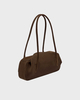 Yuzefi Skulderveske Oyster Suede Brown ONESIZE