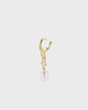 MARIA BLACK Earring Peblinge Royal Huggie Guld ONESIZE