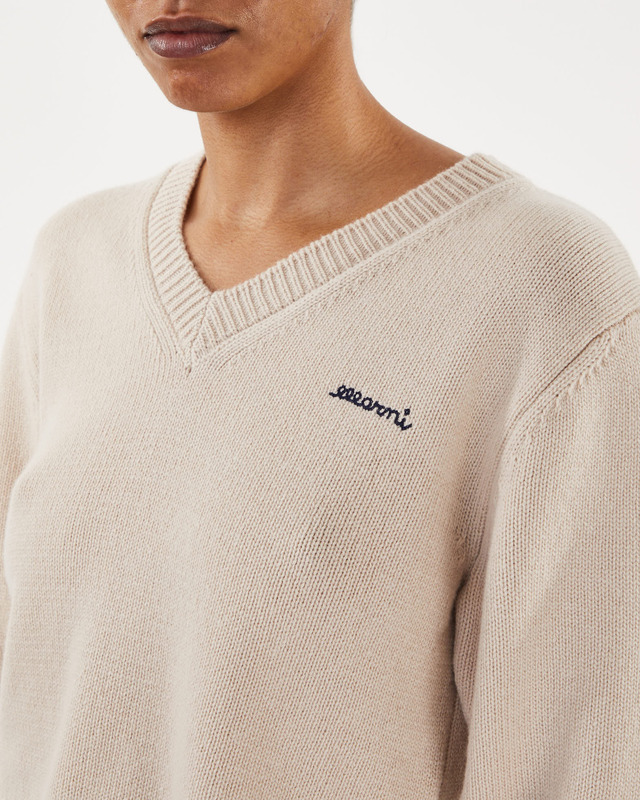 Marni Sweater V-Neck  Vit IT 38 (EUR 34)