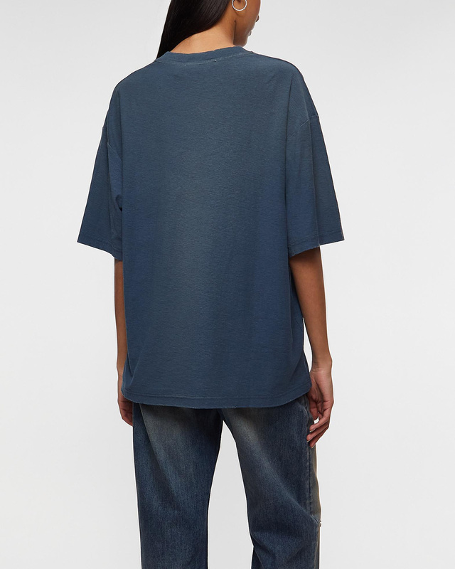 Acne Studios T-Shirt Logo Relaxed Fit Blue S
