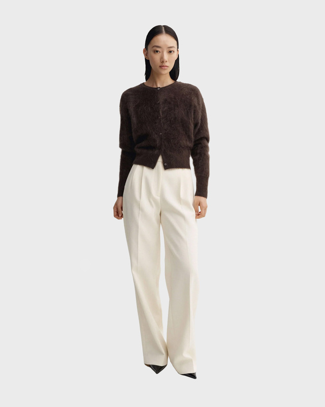 Almada Cardigan Coco brushed Chocolate S