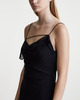 Acne Studios Dress Ruffle Strap Black 40