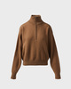 Wakakuu Icons Genser Macy Zip Wool Camel L