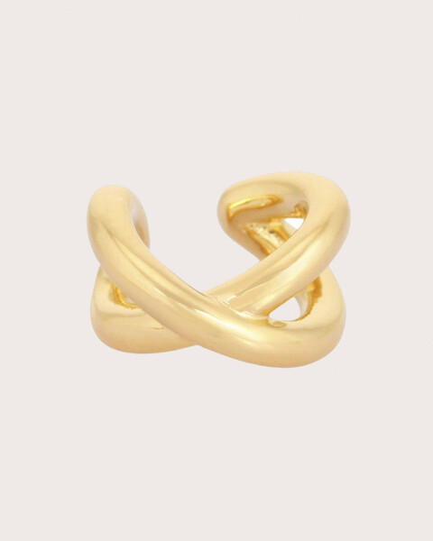 Earcuff Cross Guld ONESIZE 1