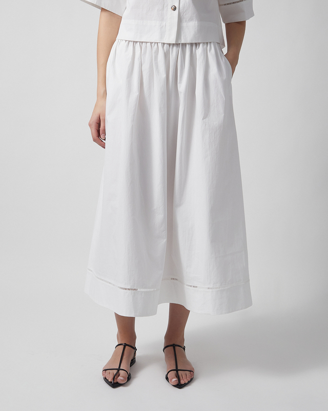 Wakakuu Icons Skirt Sandy Cotton White M