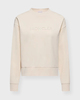 Moncler Sweatshirt Embroidered Logo Cotton  Natural M