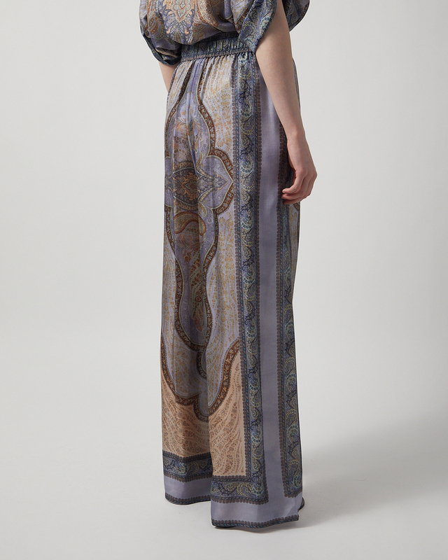 Zimmermann Byxor Wanderlust Relaxed Pant Blå 0 (XS-S)