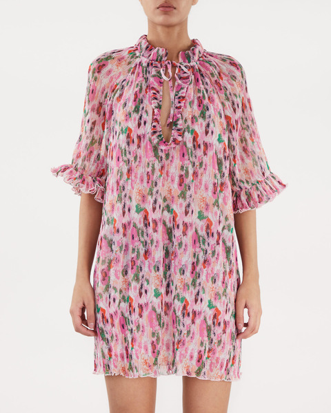 Ruffle Mini Dress  Ljusrosa 1