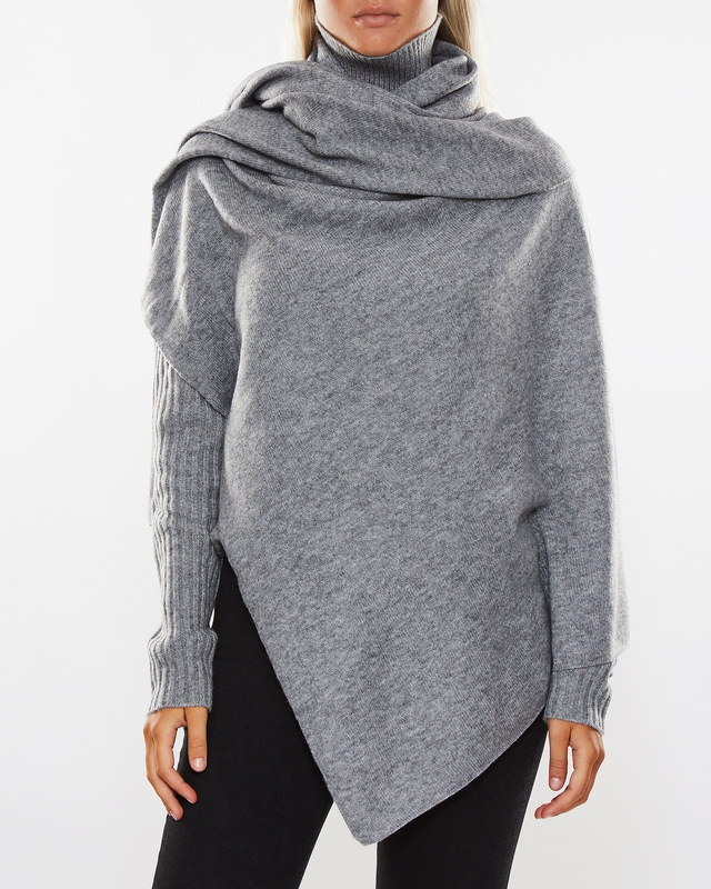 Lisa Yang Scarf Cashmere Paris Grå ONESIZE