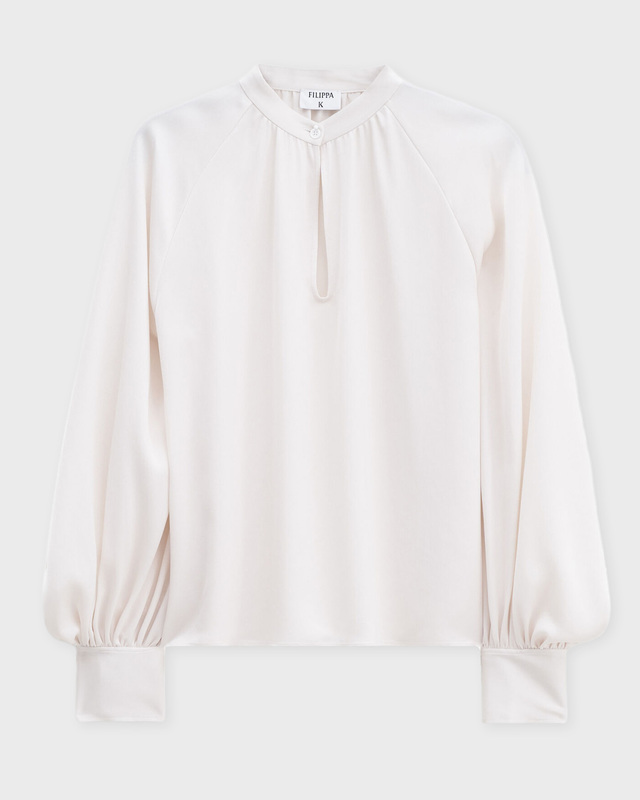Filippa K Blouse Stand Collar  Creme 40