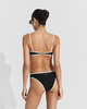 Seaquelle  Bikini Bottom Ribbed Black XS