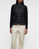 Moncler Kofta Padded Wool Zip Svart XS