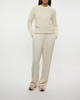 Moncler Sweater Wool Alpaca Jumper Bouclé Natural XS