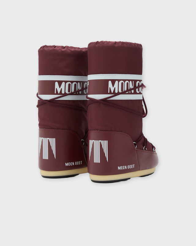 Moon Boot Boots MB Icon Nylon Burgundy  39-41