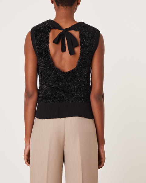 Topp Sparkle Knit Svart 2