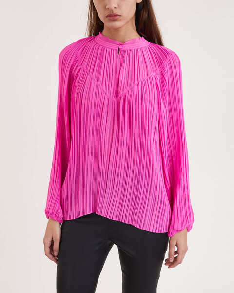 Top Elmira Pleated  Rosa 2