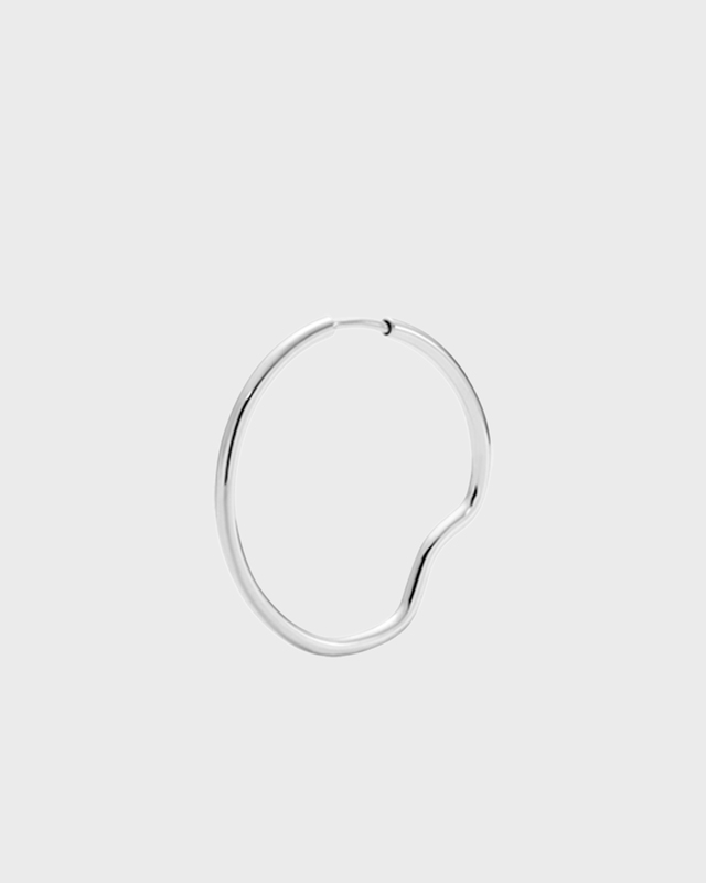 MARIA BLACK Örhänge Copenhagen 25 Hoop Silver ONESIZE