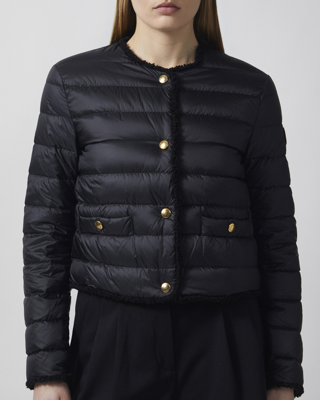 Moncler Jacket Fleurs  Black MONCLER 5 (XL)