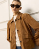 Wakakuu Icons Jacket Coco Suede Brun S