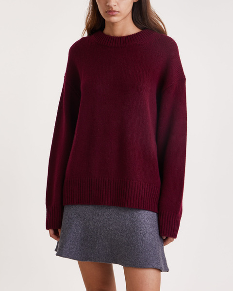 Sweater Renske Vinröd 1