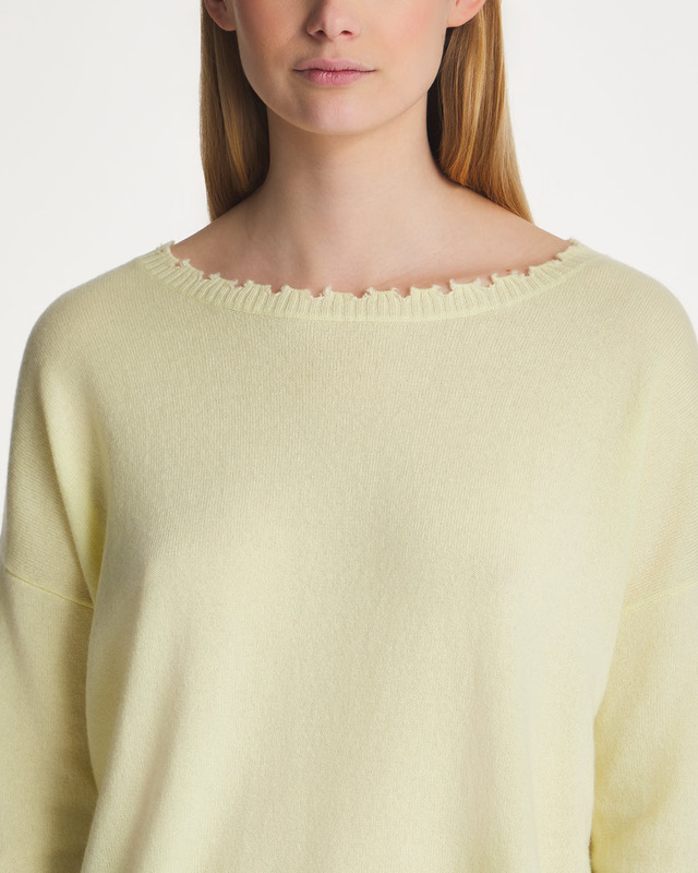 KUJTEN Sweater Mela Cashmere Yellow XS-S
