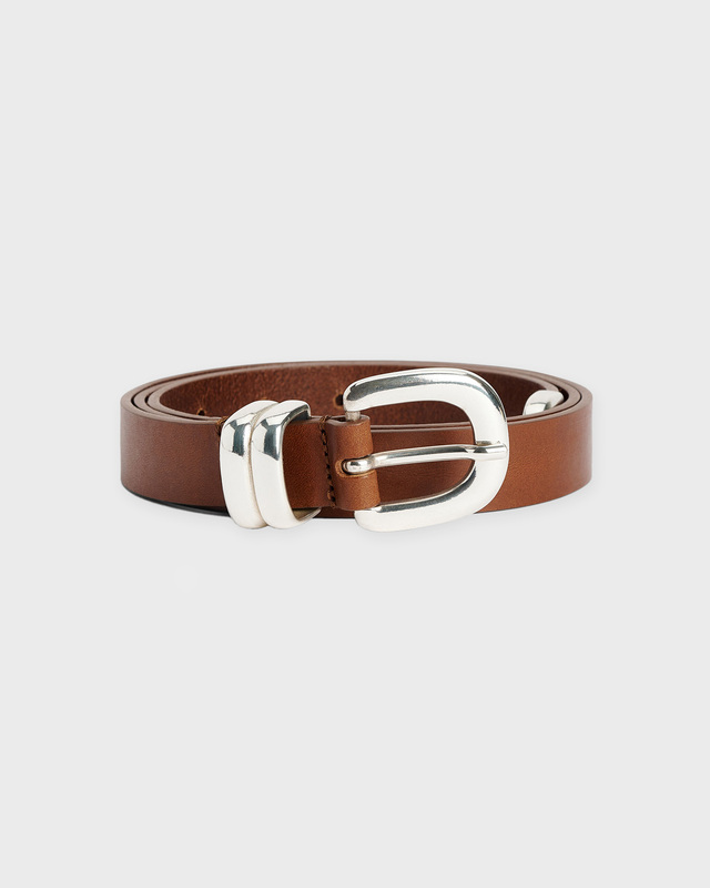 By Malene Birger Belt Zoilo Leather Mörkbrun ONESIZE