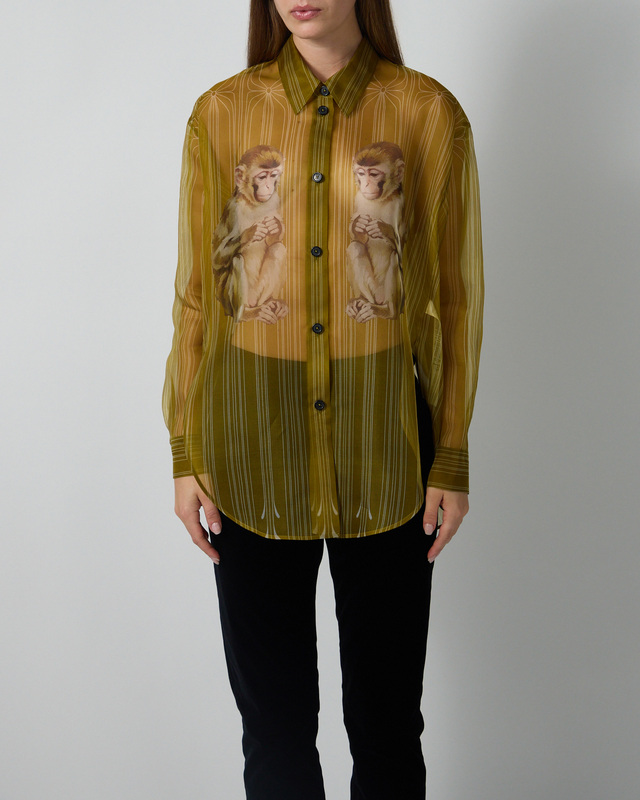 KHAITE Topp Goya Print S
