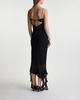 Acne Studios Dress Ruffle Strap Black 40
