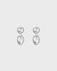 LIÉ STUDIO Earrings The Klara Silver ONESIZE