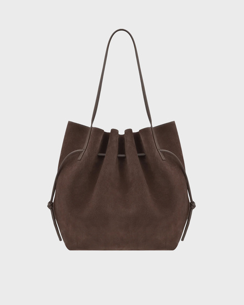 Taske Scallop Suede Brown 1