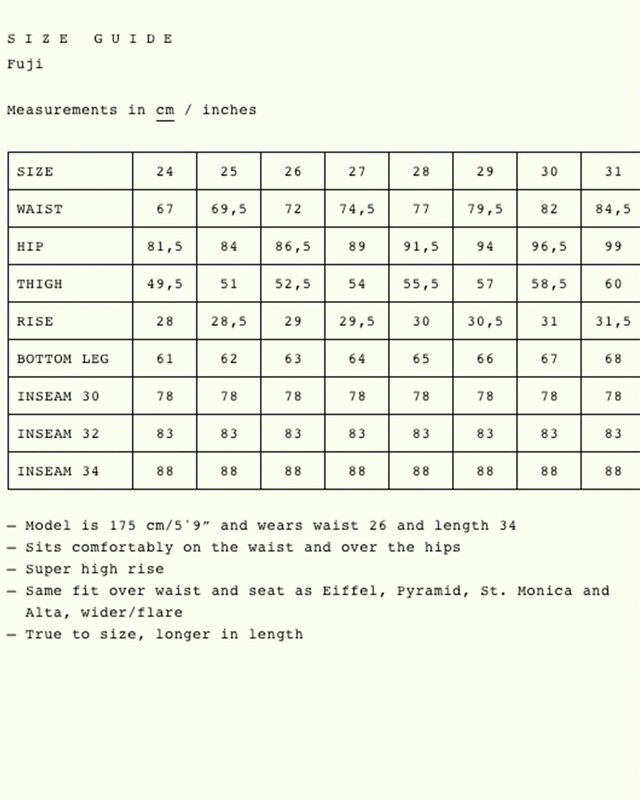 Jeanerica Fuji Blue Rinse Jeans  Blue rinse W25/L32