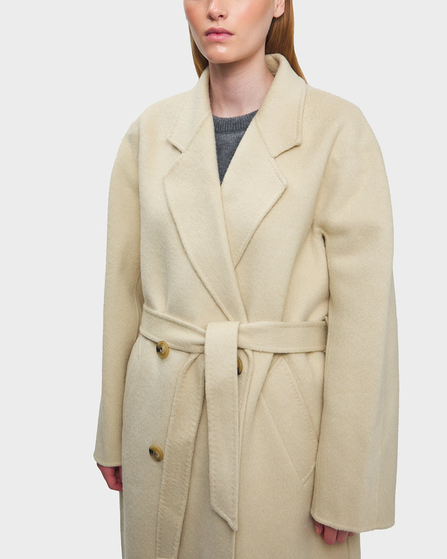 Acne Studios Kappa Double-Breasted Wool Clay 38