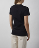 Moncler T-shirt Logo Patch Cotton Jersey Svart S