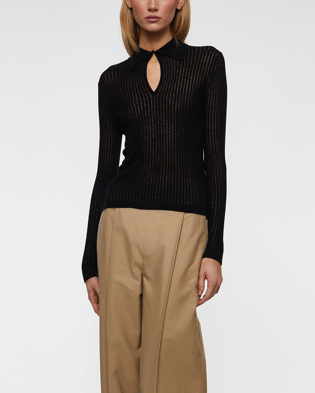 Max Mara Studio Top Egrege Black S