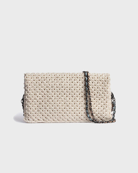 Bag Rock Macramé Clutch White ONESIZE 2