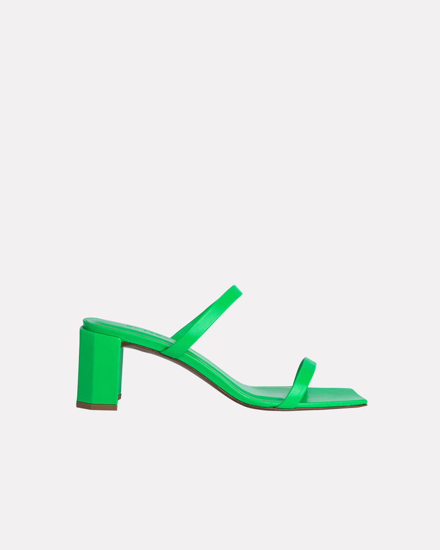 By Far Tanya Super Green Gloss Leather 36 Grön EUR 39
