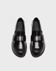 Acne Studios Loafers Logo Leather Svart EUR 37