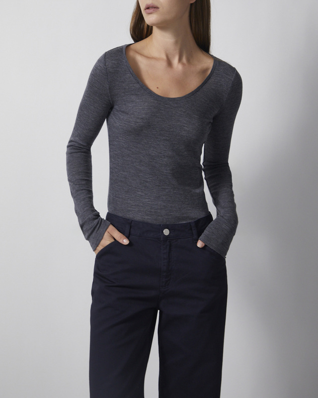 Wakakuu Icons Topp Merino Wool Selene Grå XL