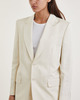Filippa K Kavaj Tailored Pinstripe Blazer  Benvit 40