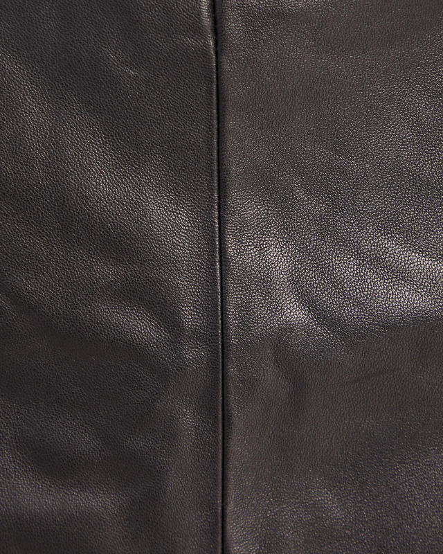 Teurn Studios Skirt Leather Pencil Black 36