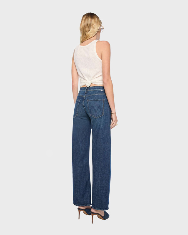 Mother Denim Jeans The Mid Rise Lasso Sneak That Belongs In A Museum Mørkeblå vask 27