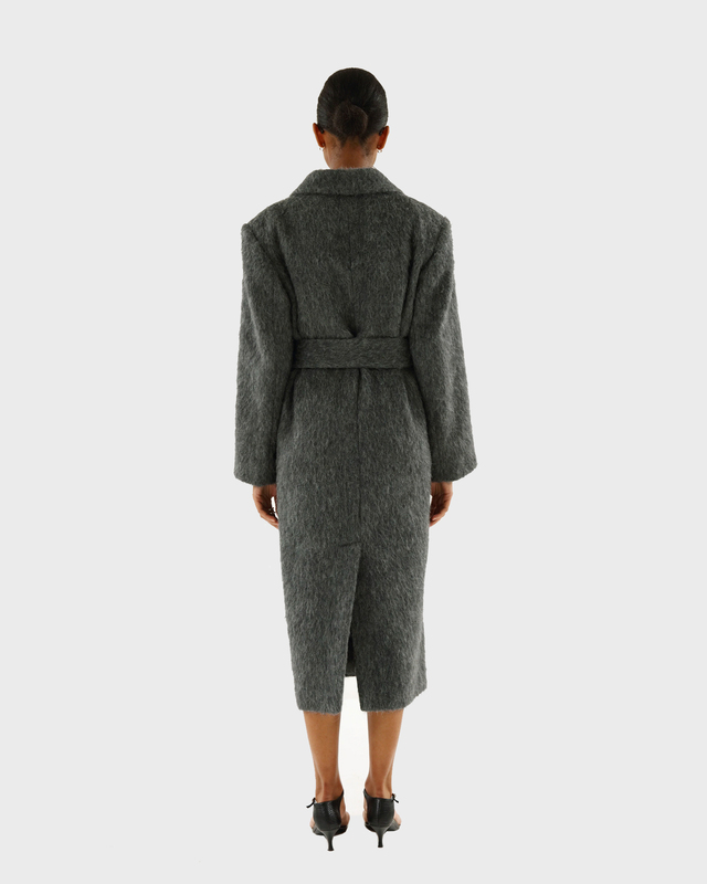 Almada Label  Coat Ivy Mörkgrå S